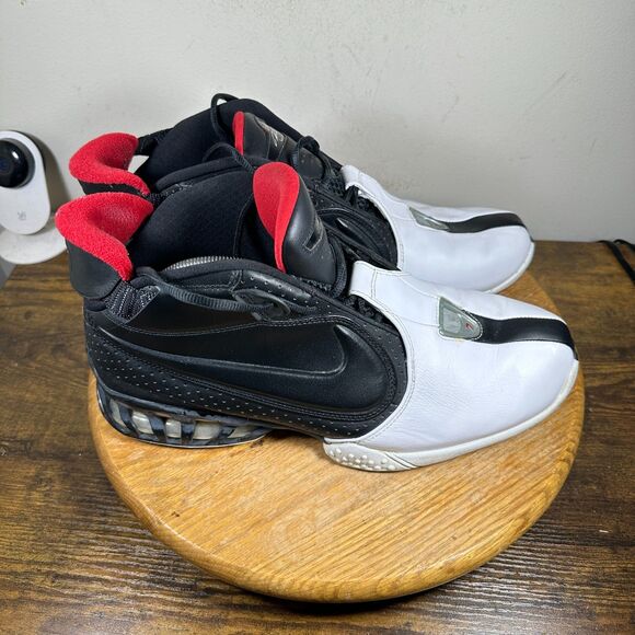 Nike Air Zoom Vick 2 White Black Shoes Sneakers Men's Size 13 599446-003